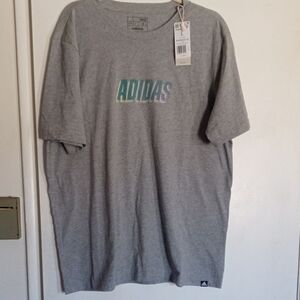 Adidas Gray Men's T-Shirt Size Large New With Tag
